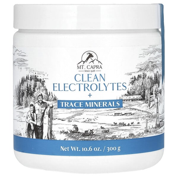 Clean Electrolytes + Trace Minerals, 10.6 oz (300 g)
