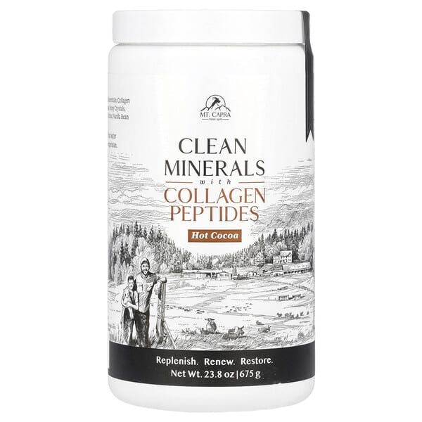 Clean Minerals with Collagen Peptides, Hot Cocoa, 23.8 oz (675 g)