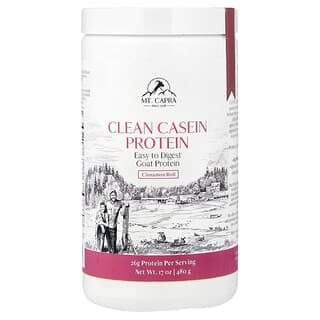 Mt. Capra, Clean Casein Protein, Rollo de canela, 480 g (17 oz)