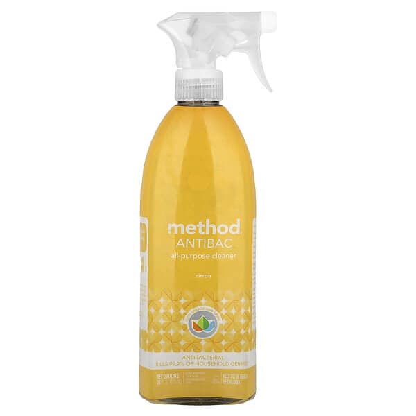 Method, AntiBac, 만능 세정제, 유자, 828ml(28fl oz)