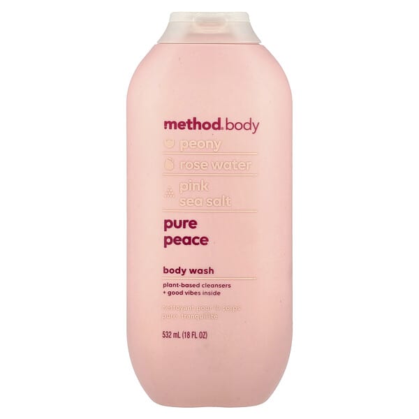 Method, гель для душа, Pure Peace, 532 мл (18 жидк. унций)