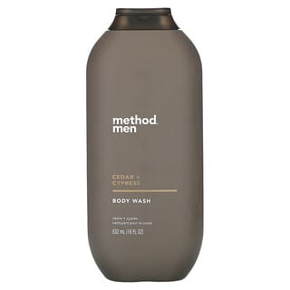 Method, 男士沐浴露，雪松 + 柏樹香，18 液量盎司（532 毫升）
