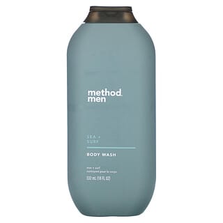 Method‏, "סבון רחצה לגברים, ים + גלישה, 18 אונקיות נוזל (532 מ""ל)"