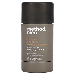 Method, 男士，淨味劑，雪松 + 柏樹，2.65 盎司（75 克）
