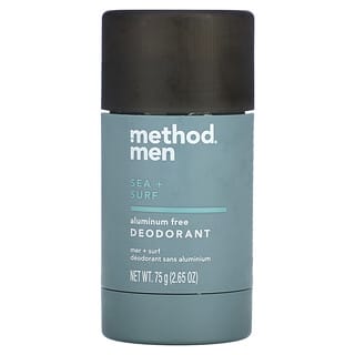 Method, Для мужчин, дезодорант без алюминия, Sea + Surf, 75 г (2,65 унции)
