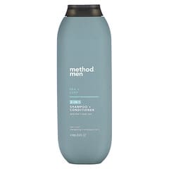 Method, Men, 2-In-1 Shampoo + Conditioner, Sea + Surf, 14 fl fl oz (414 ml)