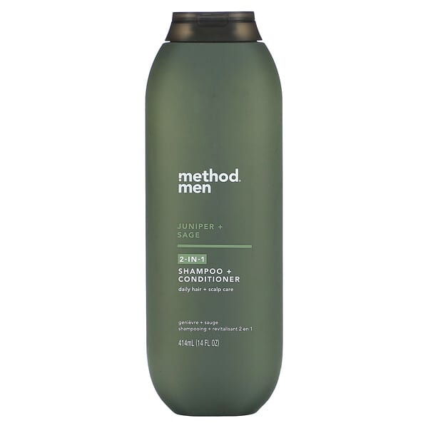 Method, Men, 2In1 Shampoo + Conditioner, Juniper + Sage, 14 fl oz