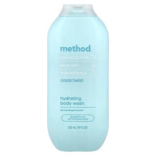 Method, Gel douche hydratant, Coco Twist, 532 ml