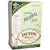 Organic Functional Herbal Blends, Detox Medley with Ginger and Turmeric, 20 Tea Bags, (3.5 g) Each