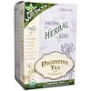 Organic Functional Herbal Blends, Digestive Tea with Prebiotics, 20 Tea Bags, (3.5 g) Each