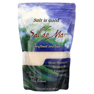Mate Factor, Sal do Mar, нерафинированная морская соль, 16 унций (454 г)
