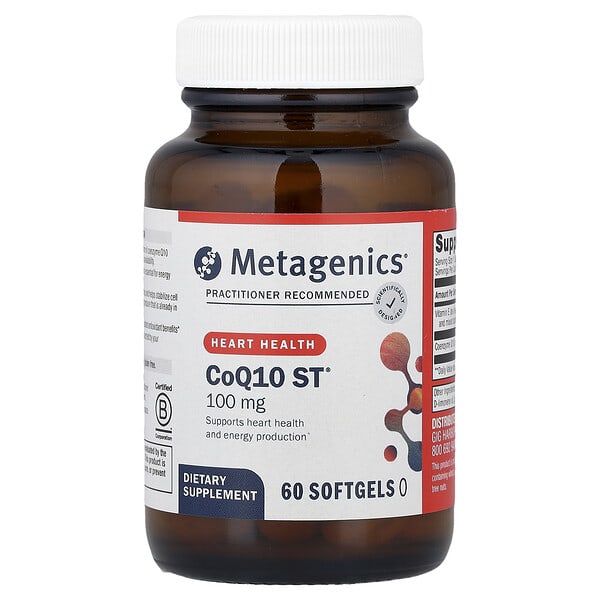 Metagenics, CoQ10 ST®，60 粒軟膠囊