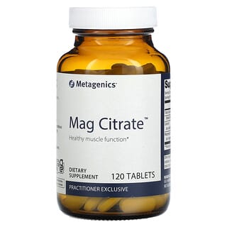 Metagenics, Citrato de Magnésio, 120 Comprimidos