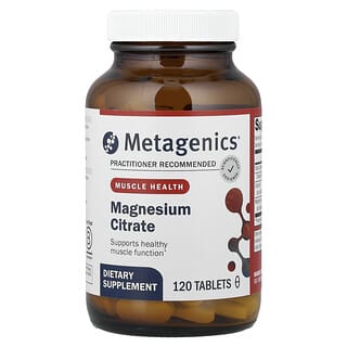 Metagenics, Citrat de magneziu, 120 tablete