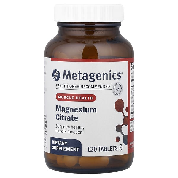 Magnesium Citrate, Muscle Health, 120 Tablets