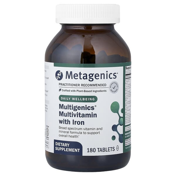 Multigenics® Multivitamin with Iron, 180 Tablets
