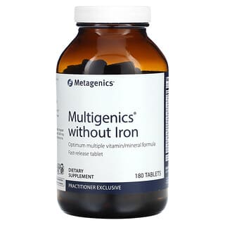 Metagenics, Multigenics without Iron, 180 Tablets