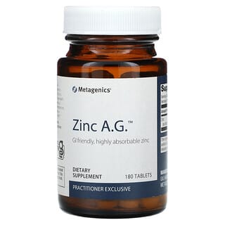 Metagenics, Zinc AG`` 180 comprimidos