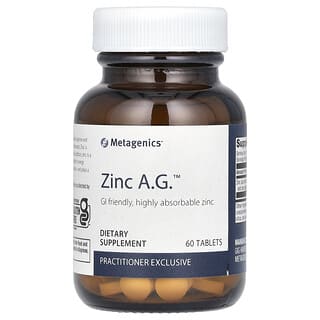 Metagenics, Zinc A.G., 60 Tablets