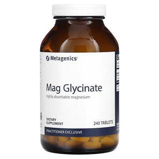 Metagenics, глицинат магния, 240 таблеток