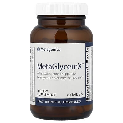 Metagenics, MetaGlycemX™, 60 Tablets