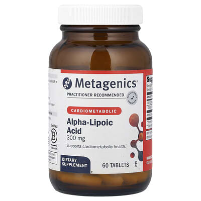 Metagenics, Meta Lipoate 300, 300 mg, 60 Tablets