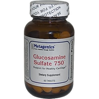 Metagenics, Glucosamine Sulfate 750, 60 Tablets