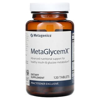Metagenics, MetaGlycemX, 120 Comprimidos