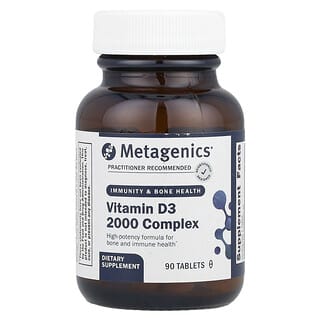 Metagenics, Complexe de 2000 vitamines D3, 90 comprimés