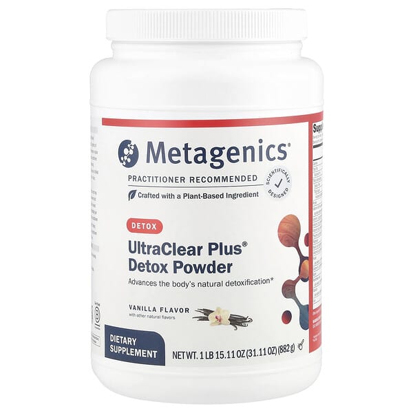 Metagenics UltraClear Plus® Detox Powder, Vanilla, 31.11 oz (882 g)