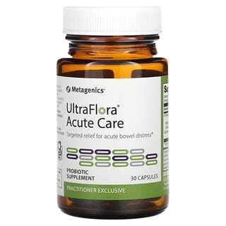 ميتاجينكس‏, UltraFlora Acute Care, 30 Capsules