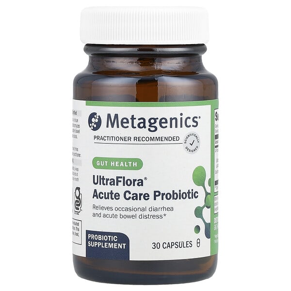Metagenics UltraFlora® Acute Care Probiotic, 30 Capsules