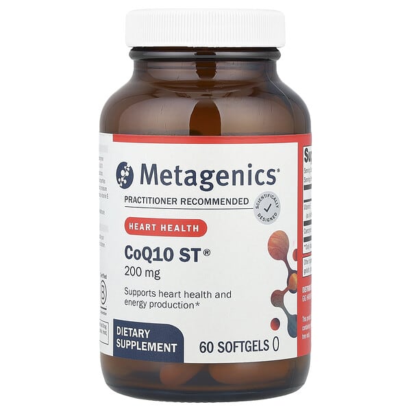 Metagenics, CoQ10 ST®, 200mg, 소프트젤 60정