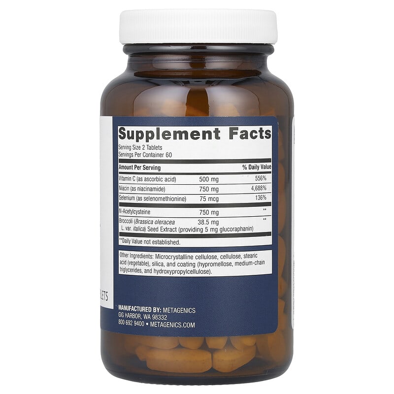GlutaClear, 120 Tablets
