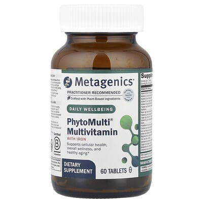 Metagenics, PhytoMulti® Multivitamin with Iron, 60 Tablets
