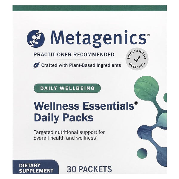 Metagenics Wellness Essentials® Daily Packs, 30 Packets