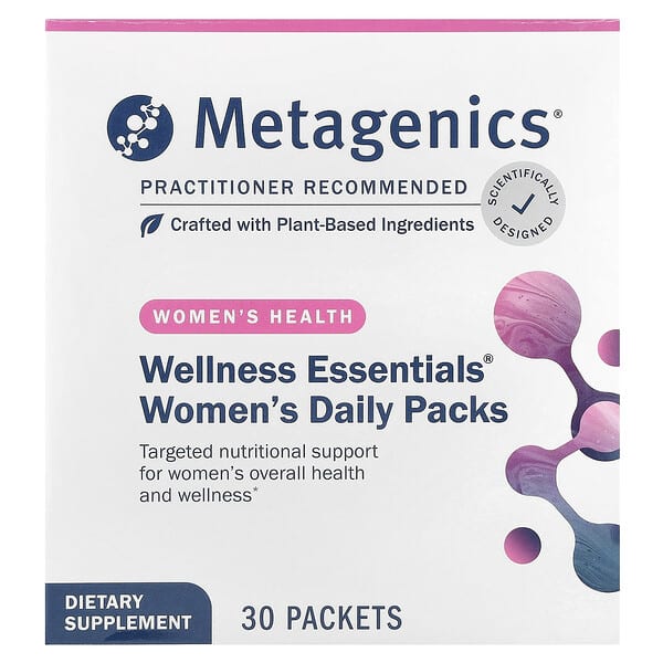 Metagenics Wellness Essentials®, Women's Daily Packs, 30 Packets
