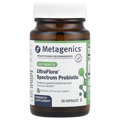 Metagenics, UltraFlora® Spectrum Probiotics, 30 Capsules