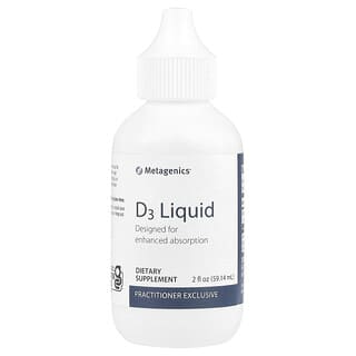 Metagenics, Vitamin D3 Liquid, 2 fl oz (59.14 ml)