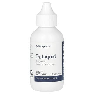 Metagenics, Vitamin D3 Liquid, 2 fl oz (59.14 ml)