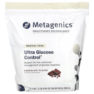 Metagenics, Ultra Glucose Control, Medical Food, Chocolate, 3 lbs (8.09 oz)