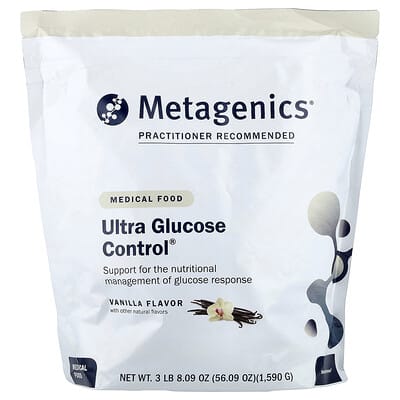 Metagenics, Ultra Glucose Control®, Medical Grade, Vanilla, 3 lbs 8.09 oz (1,590 g)