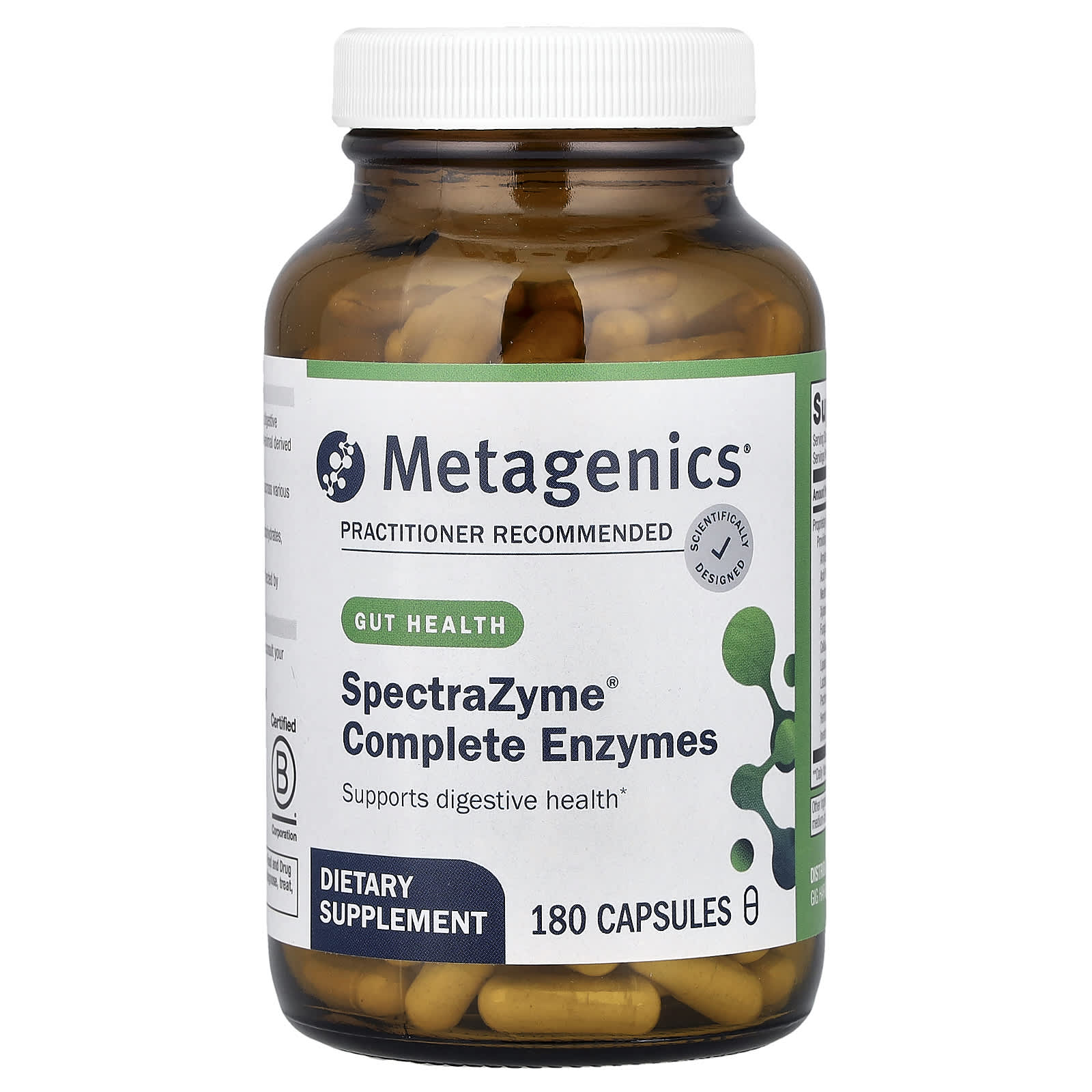 SpectraZyme® Complete Enzymes, 180 Capsules