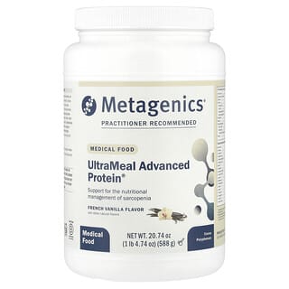 Metagenics, UltraMeal Advanced Protein®, французька ваніль, 588 г (1 фунт, 4,74 унції)