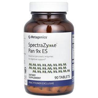 Metagenics, SpectraZyme 팬 9x ES, 90정
