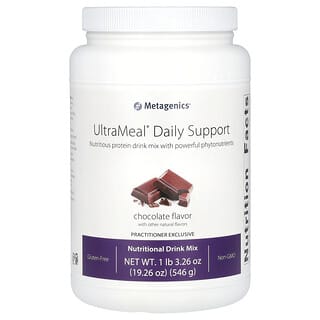 Metagenics, UltraMeal Daily Support, Chocolate, 1 lb 3.26 oz (546 g)