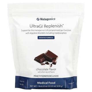 Metagenics, UltraGI Replenish, Chocolat, 630 g