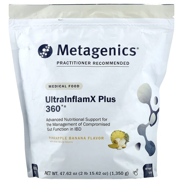 UltralnflamX Plus 360°, Medical Food, Pineapple Banana, 47.62 oz (1,350 g)