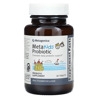 Metagenics, MetaKids，益生菌，葡萄味，60 片