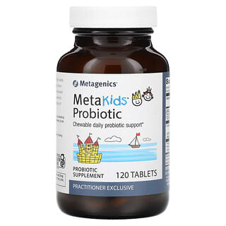 Metagenics, MetaKids, probiotico, uva, 120 compresse